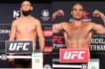 Khamzat Chimaev and Sean Strickland weigh-in