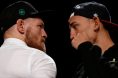Conor McGregor and Max Holloway face off at a press conference