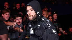 Tim Elliott walks out at UFC Perth