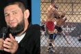 Khamzat Chimaev and Sean Strickland sparring footage