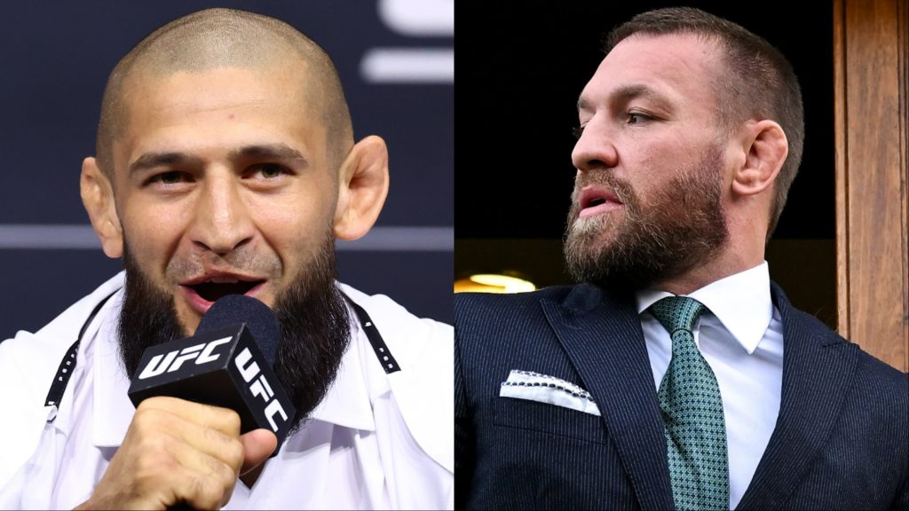 Khamzat Chimaev and Conor McGregor