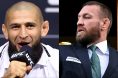 Khamzat Chimaev and Conor McGregor