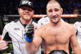 Sean Strickland and Eric Nicksick after UFC 293