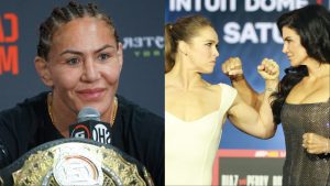 Cris Cyborg, Ronda Rousey and Gina Carano