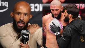 Demetrious Johnson and Khamzat Chimaev