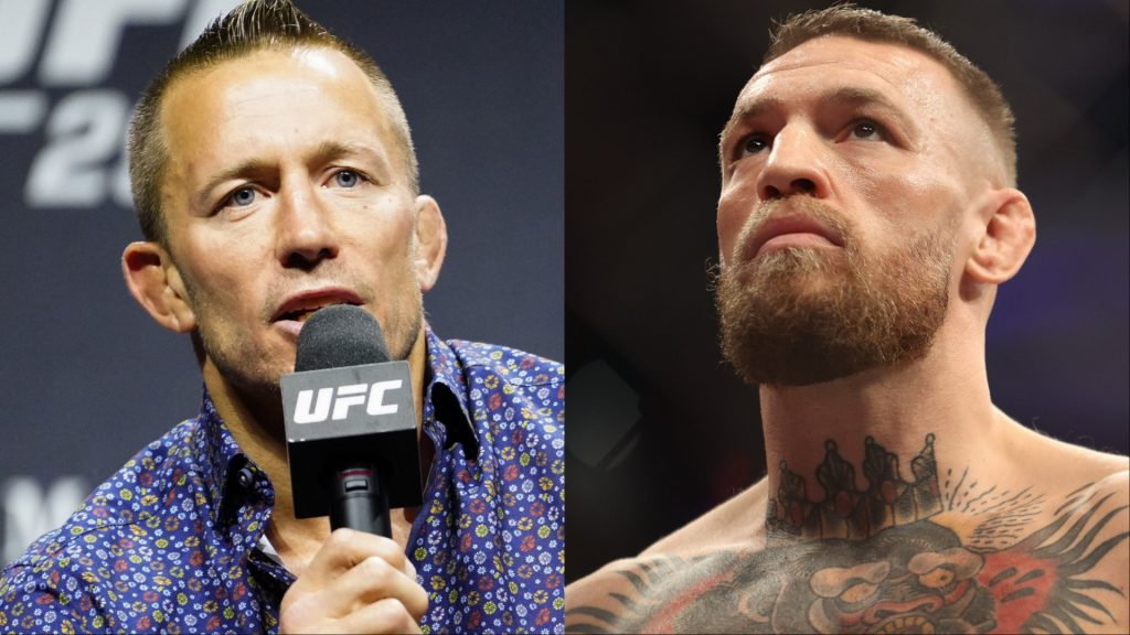 Georges St-Pierre and Conor McGregor