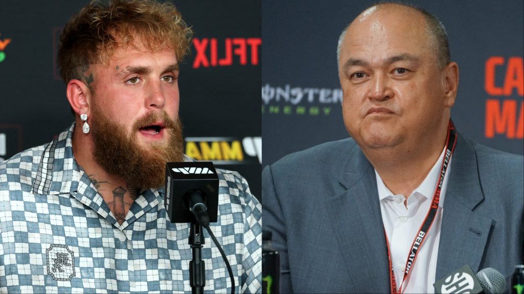 Jake Paul and Scott Coker