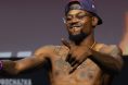 Kevin Holland at the UFC 327 ceremonial weigh-in