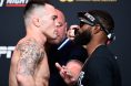 Colby Covington and Tyron Woodley face off at the UFC Apex