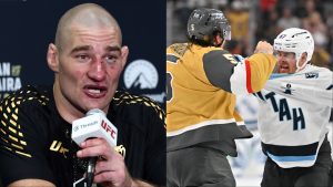 Sean Strickland and the Vegas Golden Knights