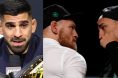 Ilia Topuria, Conor McGregor and Max Holloway