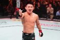 Song Yadong celebrates UFC Macau win