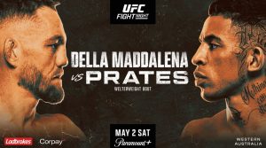UFC Perth, Results, Jack Della Maddalena, Carlos Prates, UFC