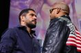 Alex Pereira and Ciryl Gane face off before UFC Freedom 250