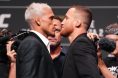 Charles Oliveira and Justin Gaethje face off ahead of UFC 274