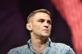 Dustin Poirier looks out at the crowd during a UFC press conference