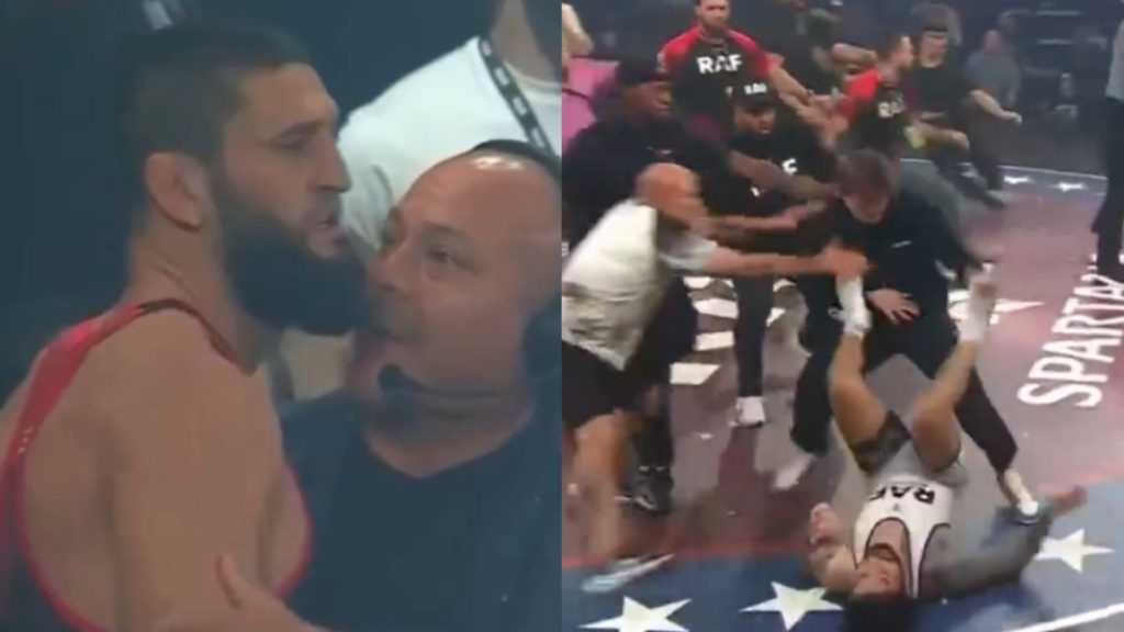 Khamzat Chimaev and Dillon Danis RAF 10 brawl