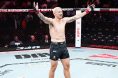 Kyle Daukaus celebrates UFC 322 win