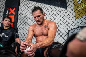 Michael Chandler following a sparring session