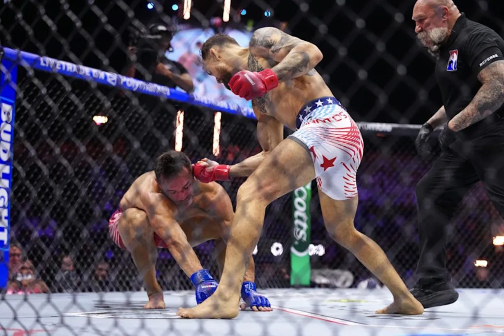 Michael Chandler knocked out by Mauricio Ruffy at UFC Freedom 250