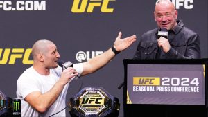Sean Strickland and Dana White