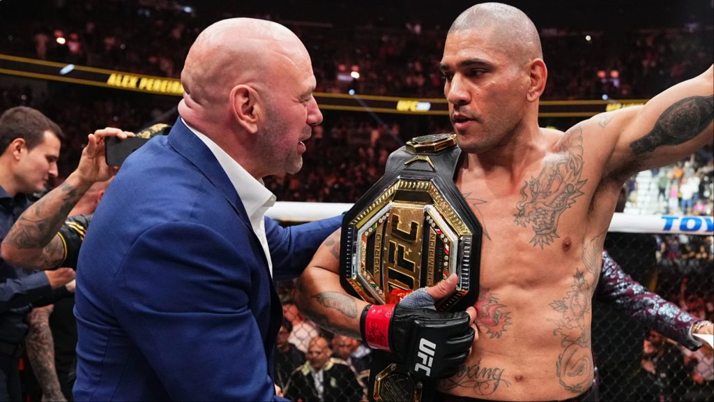 Dana White and Alex Pereira