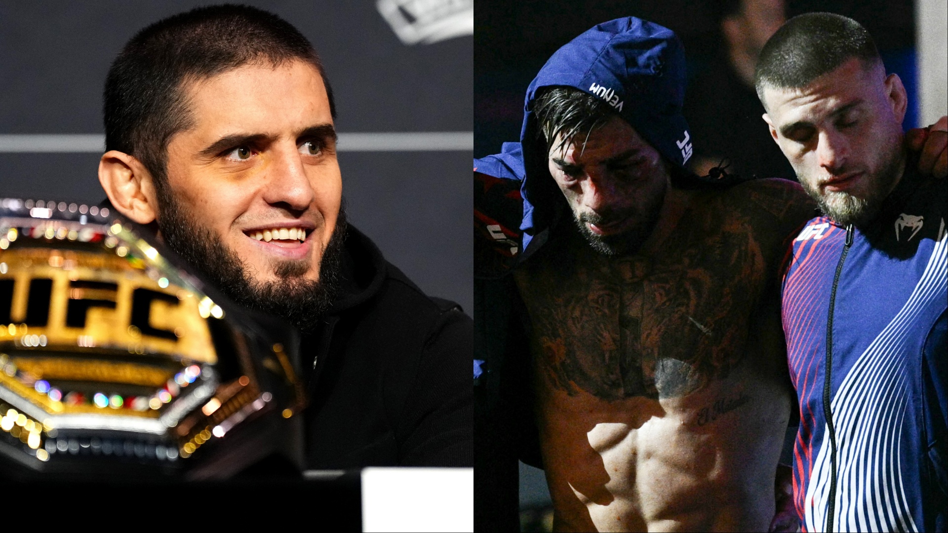 Islam Makhachev taunts ‘humbled’ Ilia Topuria after shocking UFC White House defeat