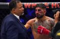 Ilia Topuria talks with the cageside doctor at UFC White House