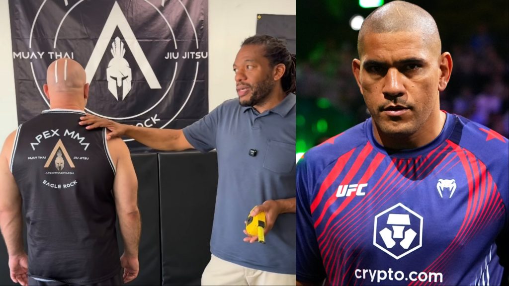 Herb Dean and Alex Pereira