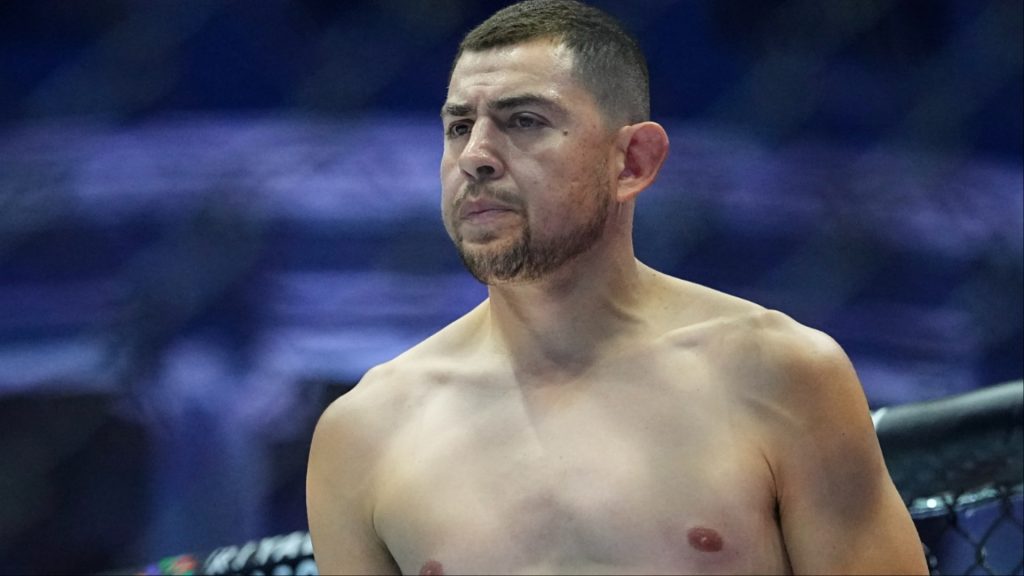 Steve Garcia enters the Octagon at UFC Freedom 250
