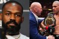 Jon Jones, Dana White and Alex Pereira