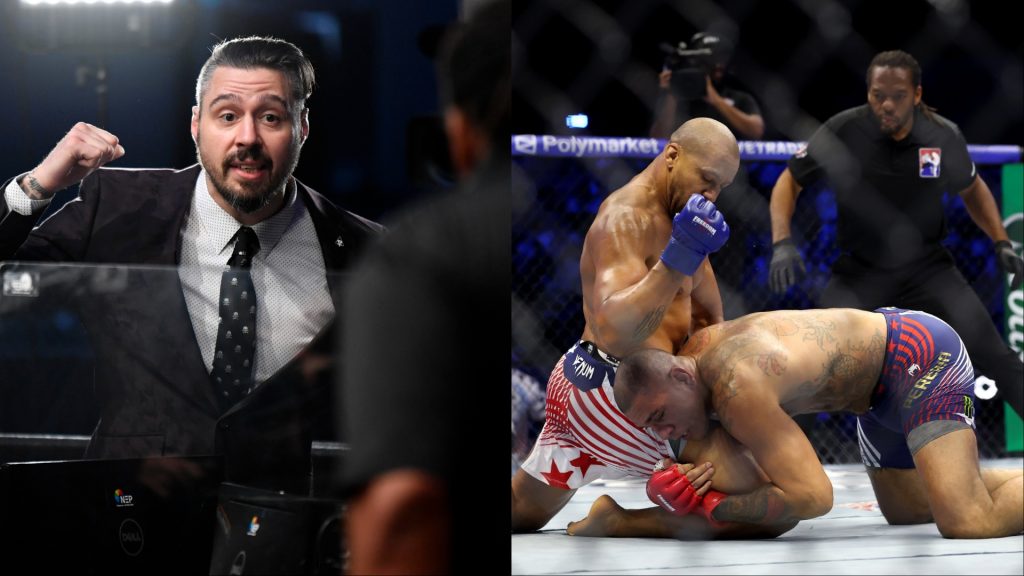 Dan Hardy, Herb Dean and Alex Pereira