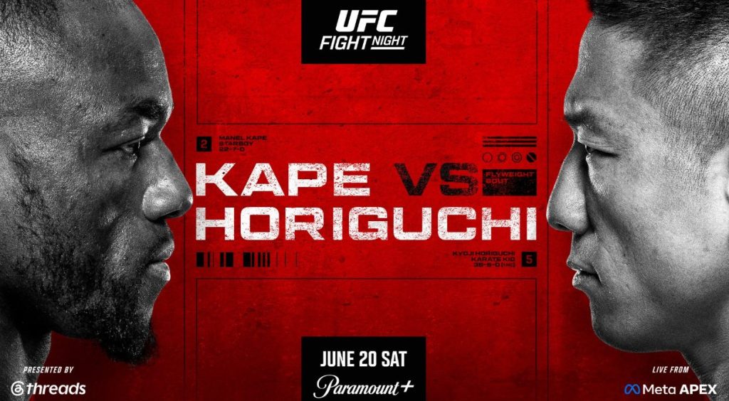 UFC Vegas 119, Results, Manel Kape, Kyoji Horiguchi, UFC