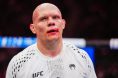 Bogdan Guskov reacts after losing to Magomed Ankalaev at UFC Abu Dhabi