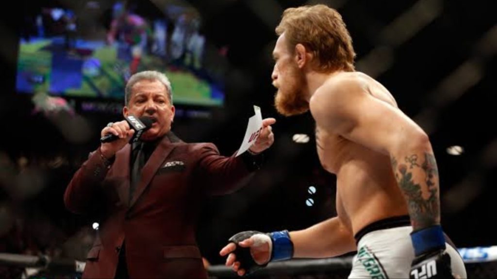 Bruce Buffer, Conor McGregor