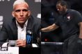 Charles Oliveira questions Herb Dean's officiating