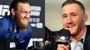 Conor McGregor calls Justin Gaethje a bum after The Highlight's UFC title win