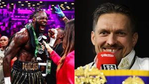 Deontay Wilder's team interested in Oleksandr Usyk fight under the right terms