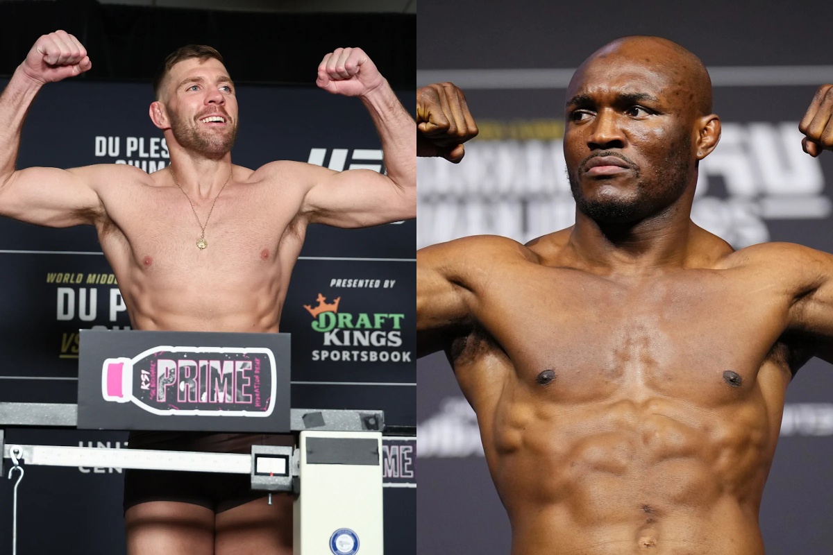 Dricus du Plessis and Kamaru Usman make weight ahead of UFC Oklahoma showdown
