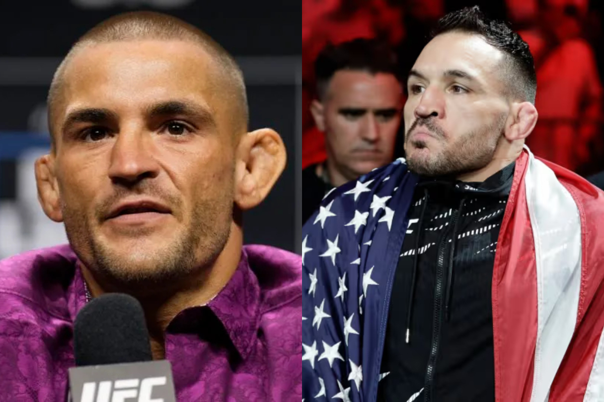 Dustin Poirier baffled by Michael Chandler’s welterweight tease: “I want to know what he’s fighting for”