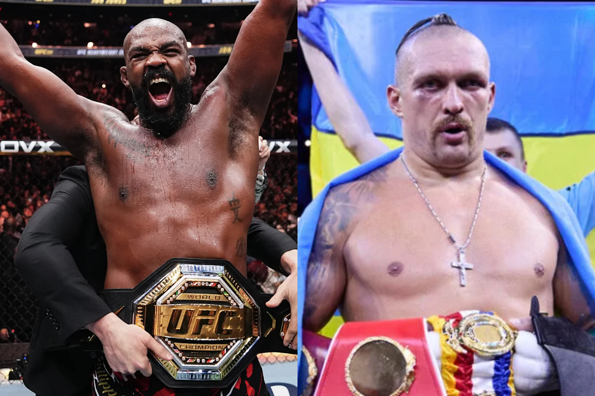 Jon Jones would only fight Oleksandr Usyk on one condition: “I think the world knows what would happen if we were locked in the same room”