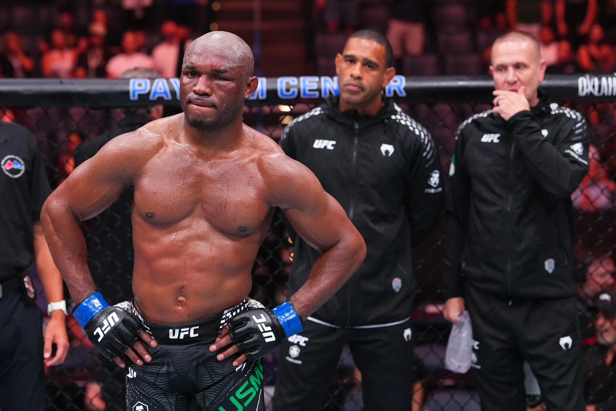 Kamaru Usman won’t commit to weight class following UFC OKC loss against Dricus du Plessis