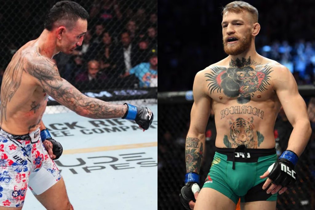 Max Holloway thinks Conor McGregor would brawl with him if he points down at UFC 329