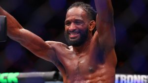 Neil Magny enters the Octagon for his fight at UFC Perth