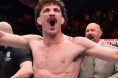 Quillan Salkilld celebrates after a win at UFC Perth