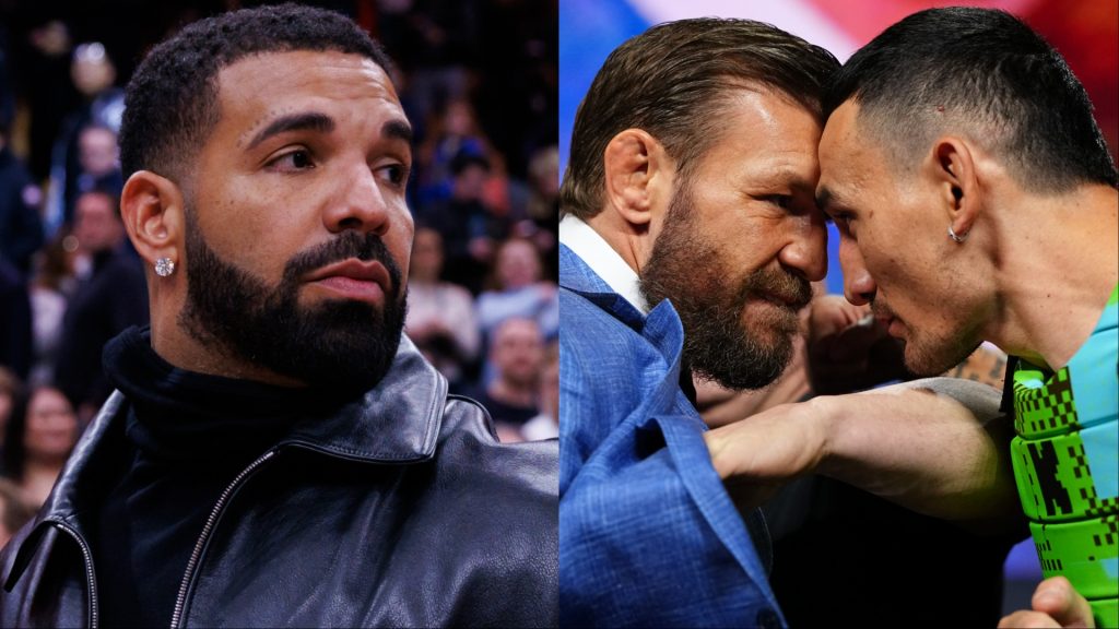Drake, Max Holloway and Conor McGregor