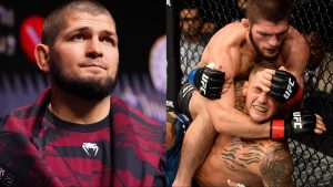 Khabib Nurmagomedov before and after his UFC retirement
