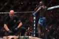 Israel Adesanya celebrates after knocking out Alex Pereira at UFC 287