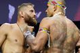 Jan Blachowicz and Alex Pereira face off at the UFC 291 ceremonial weigh-in