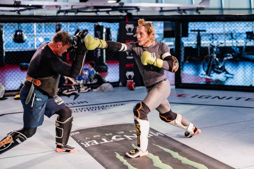 Paddy Pimblett training ahead of UFC fight